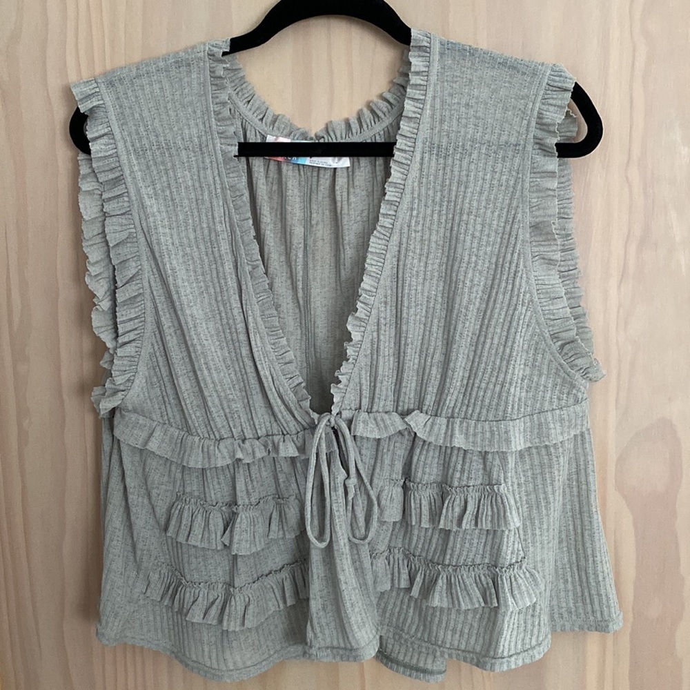 Free People Ruffle top